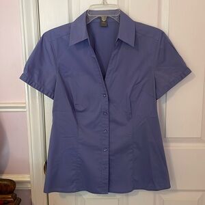 Short sleeve blue shirt